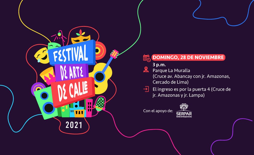 Este domingo 28 la Municipalidad de Lima presenta el Festival de Arte de Calle