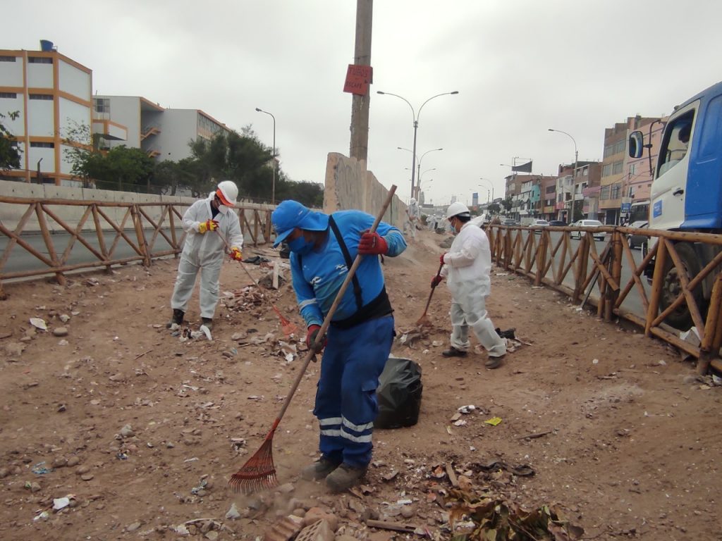Brigadas de limpieza de la MML recogieron más de 410 toneladas de residuos sólidos en el Cercado
