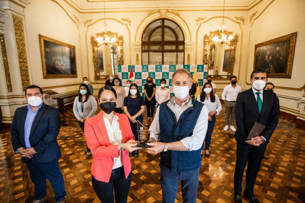 Municipalidad de Lima recibe Premio Nacional de Turismo a la Institución Pública 2021