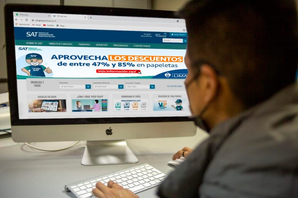 SAT de Lima brindará descuentos de entre 47% y 85% en papeletas hasta el 30 de diciembre