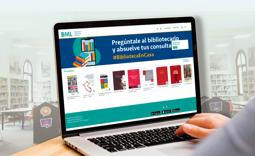 Visita la nueva biblioteca en línea de la MML y accede a diversos servicios digitales