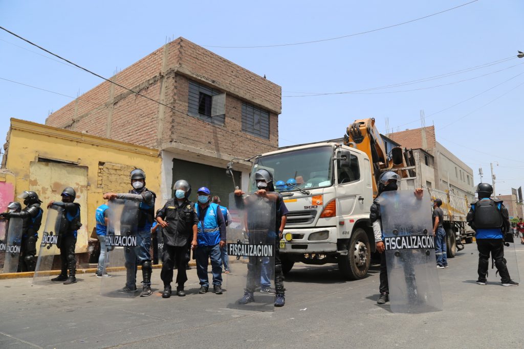 Cercado: MML y PNP recuperan espacios públicos en Manzanilla I