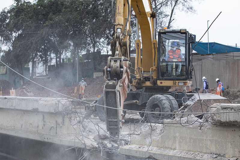 Municipalidad de Lima reanudó labores de reconstrucción de puente Huaycoloro y accesos