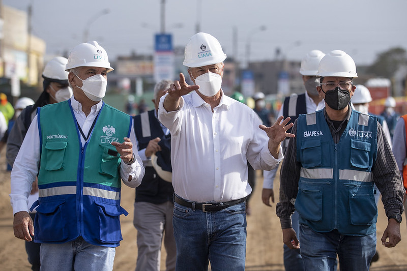 Ampliación norte del Metropolitano: Alcalde Muñoz supervisó construcción de estación final en Carabayllo