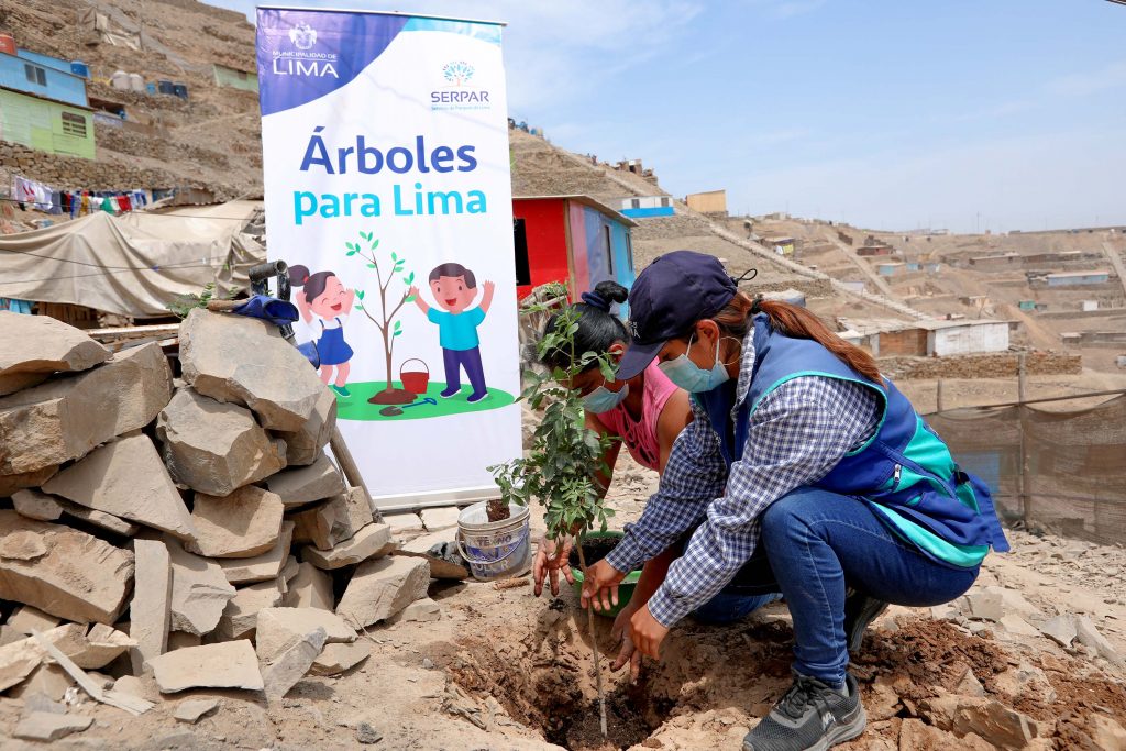 Hora del Planeta: Serpar inició la plantación de mil árboles en Puente Piedra