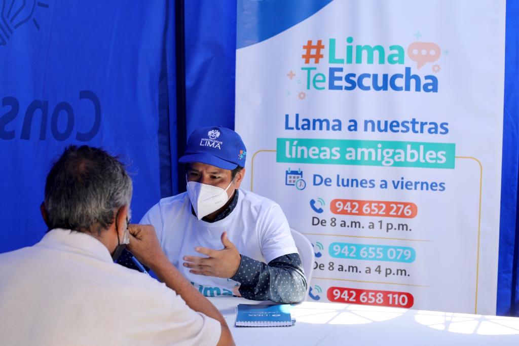 Lima Te Escucha: Municipalidad de Lima brindó orientación psicológica gratuita en consultorios móviles