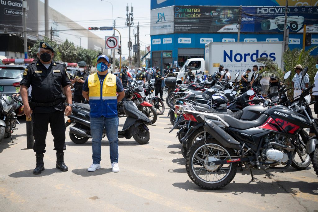 MML intensifica operativos contra conductores de motos lineales y de delivery en la Av. Argentina