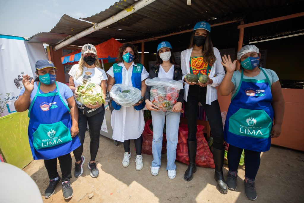 Miss Grand International y Municipalidad de Lima brindan apoyo a olla común en San Juan de Lurigancho