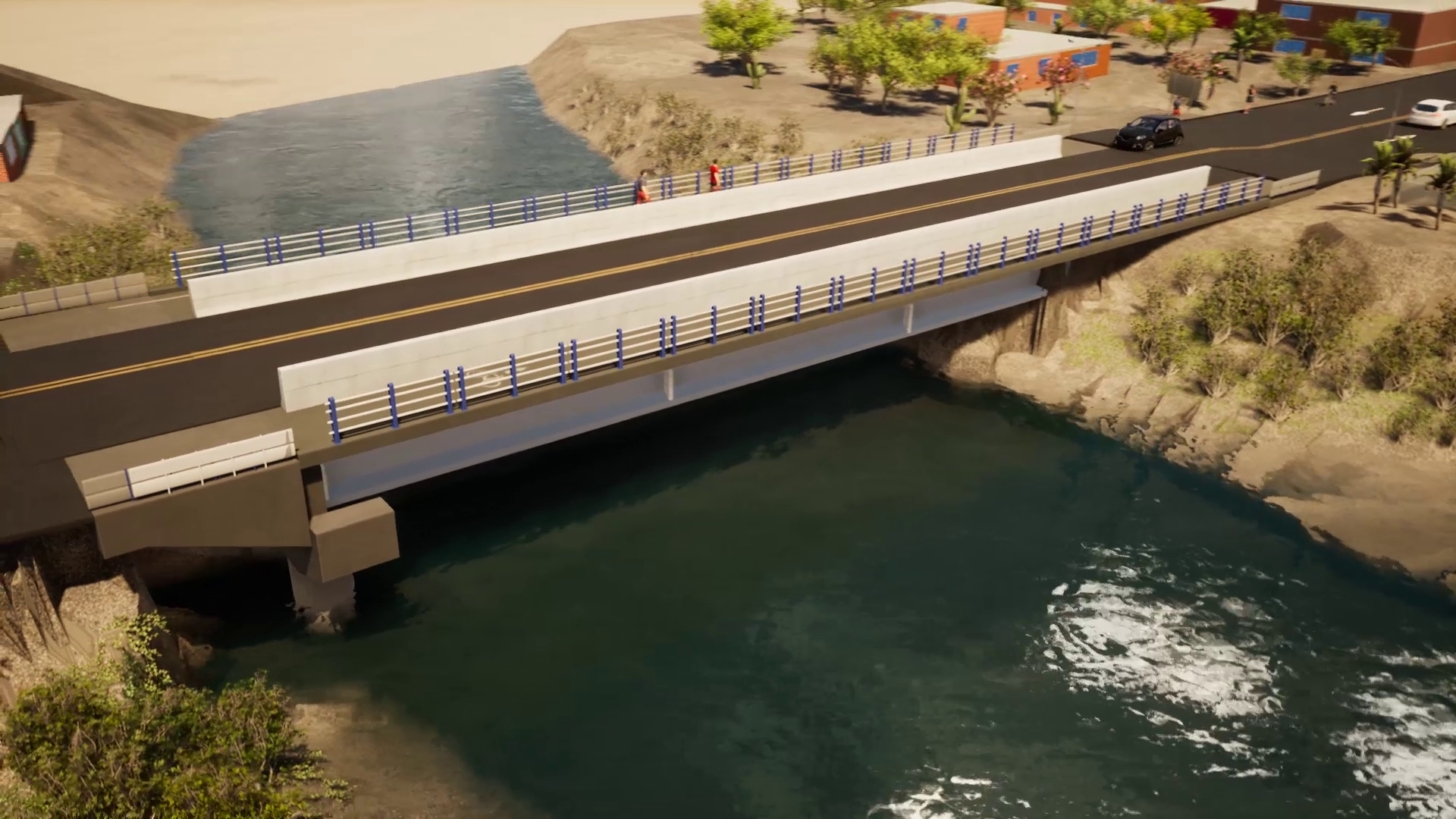 Municipalidad de Lima lanzó licitación para ejecutar obras en nuevo puente vehicular sobre el río Lurín