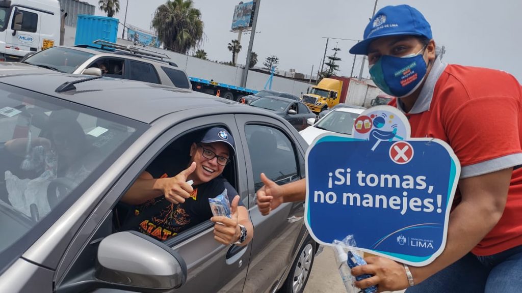 Municipalidad de Lima realizó campaña de educación vial para veraneantes