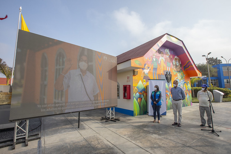 Alcalde de Lima presenta renovado Albergue María Rosario Aráoz en San Juan de Miraflores
