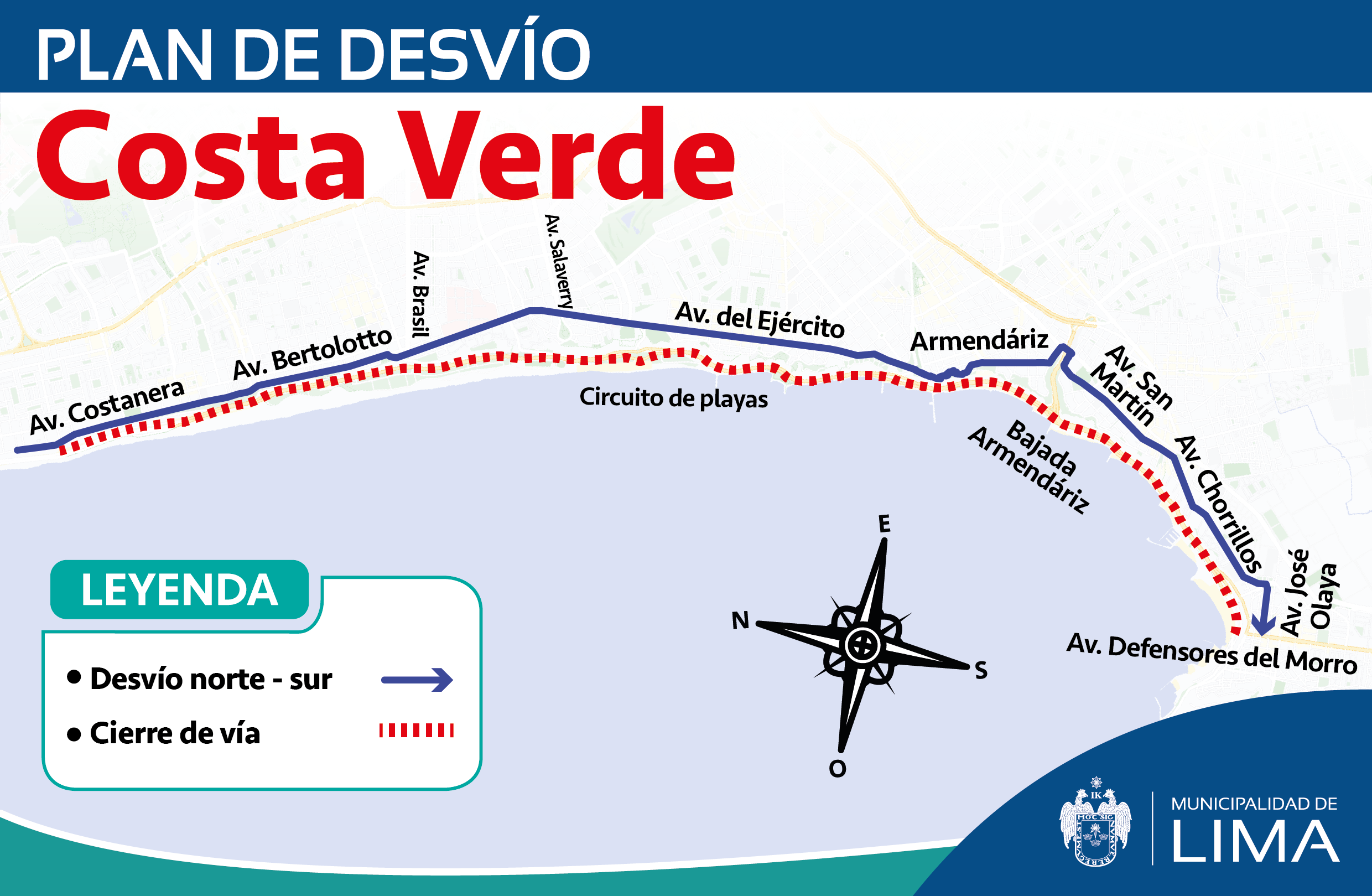 Costa Verde: conoce el plan de desvío por la triatlón este domingo