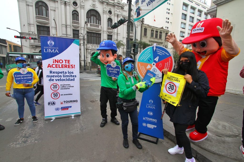 ¡No Te Aceleres! Municipalidad de Lima y el Touring presentan campaña para promover el respeto a nuevos límites de velocidad