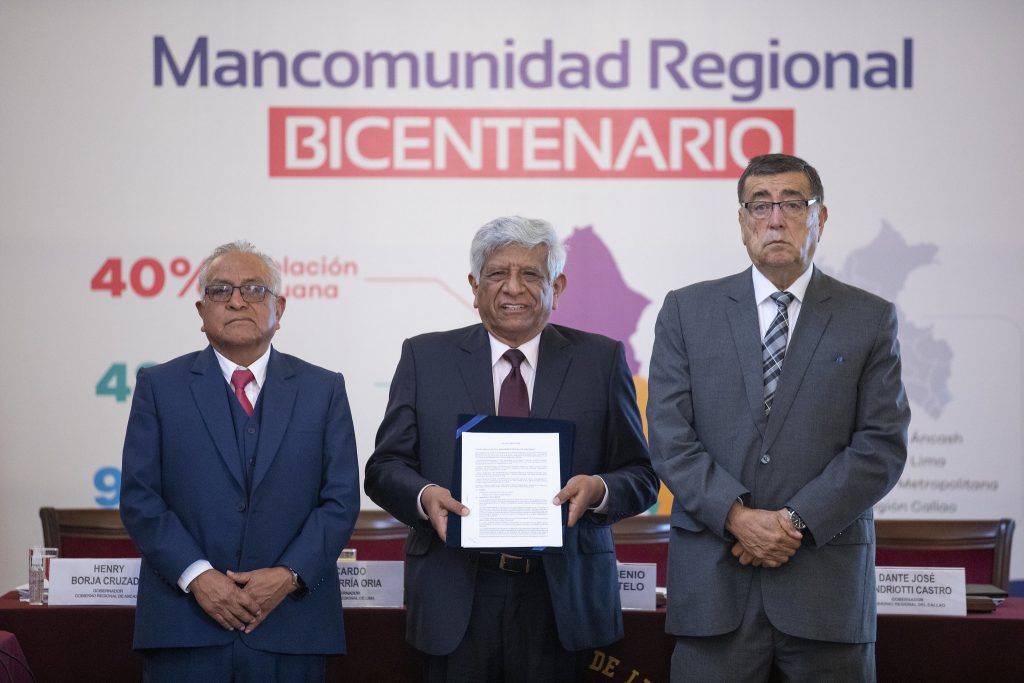 Alcalde Romero Sotelo asumió presidencia de la Mancomunidad Regional Bicentenario que potenciará proyectos en Lima Metropolitana, Lima Provincias, Áncash y el Callao